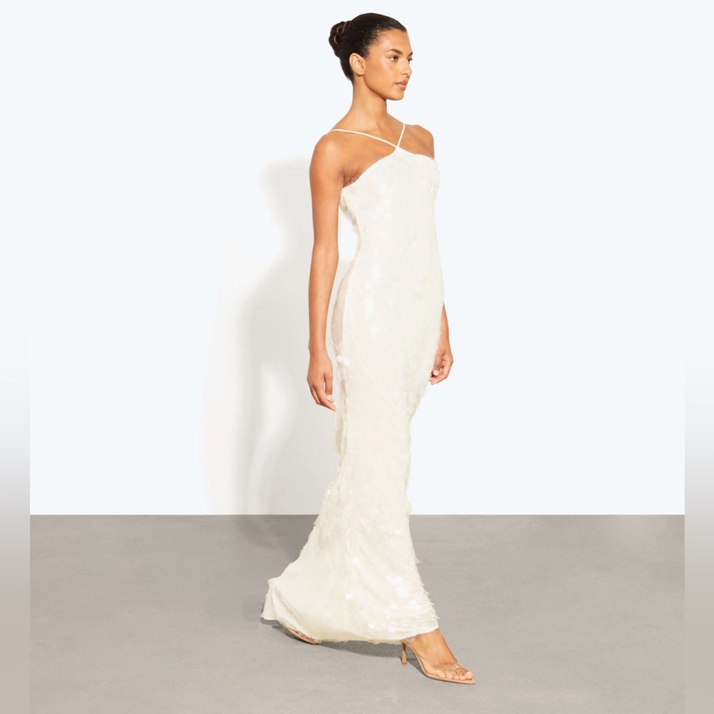 Rat & Boa One Shoulder White Dress